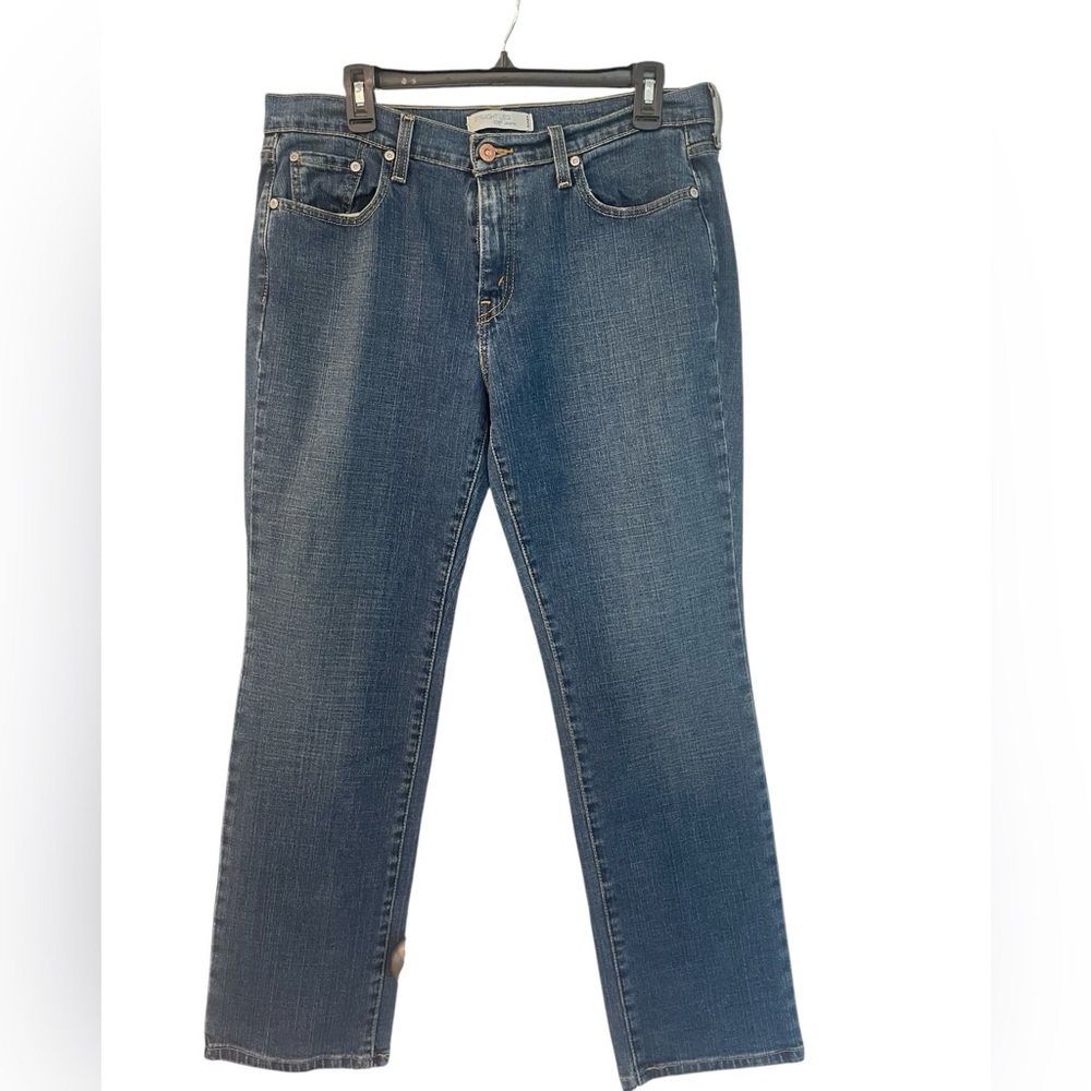 Levi's Women's Straight-Leg Jeans - Blue Wash in size 12 Short - Picture 3 of 8